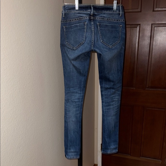 London Jean Dark Blue Skinny Low Rise Jeans Women’s Size 2 - Picture 5 of 8